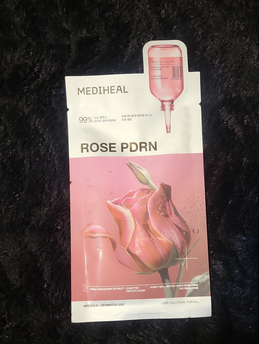 Mediheal Rose PDRN Hydrating Sheet Mask - Pink